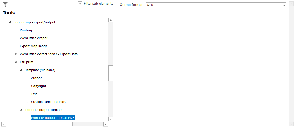 Print file output format configuration Print file output format configuration
