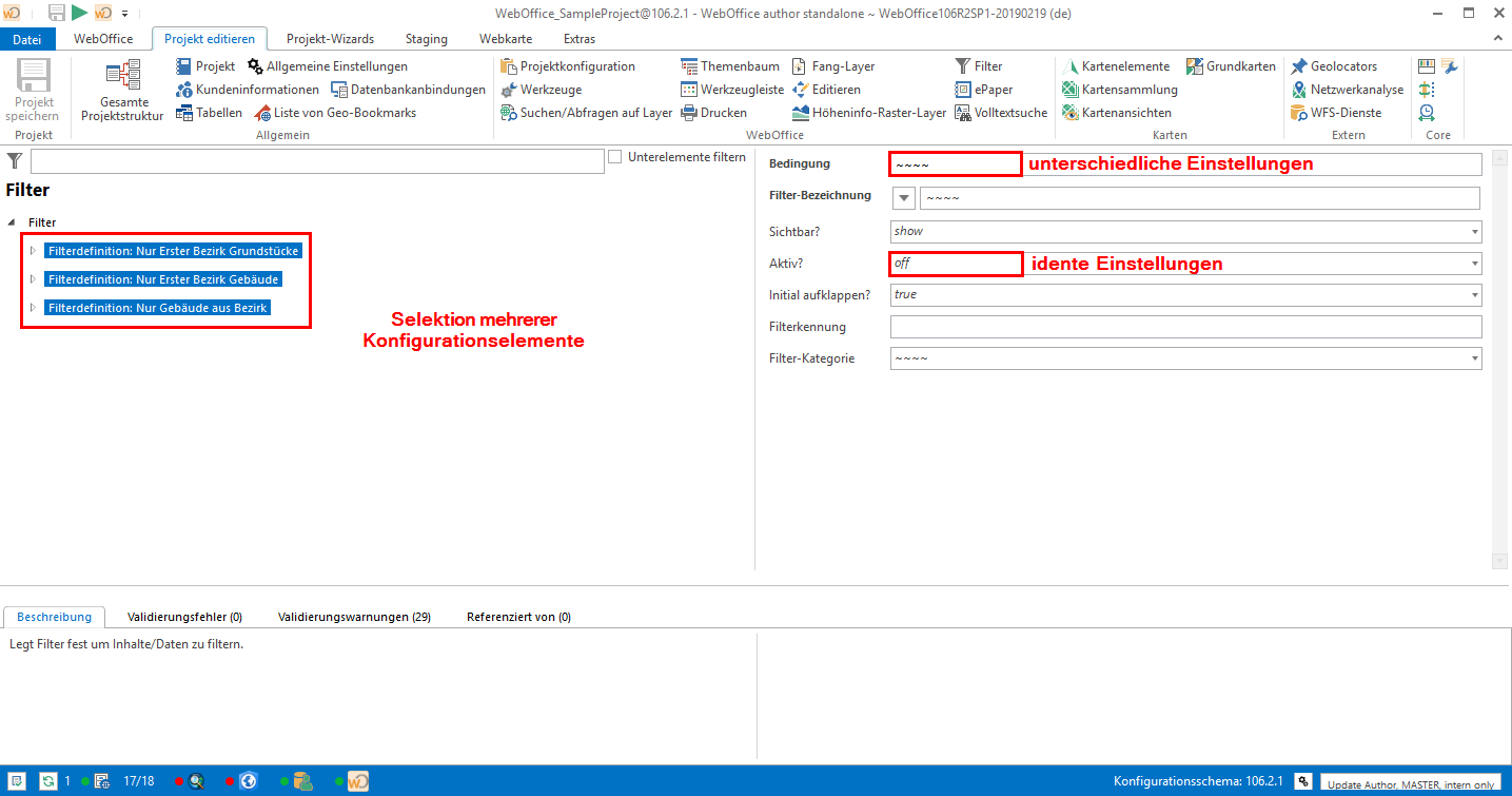 Multiple Editing in Generic Editing Mode (Free Editing)