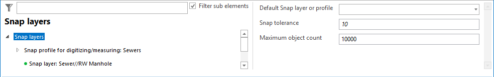 Snap layers configuration