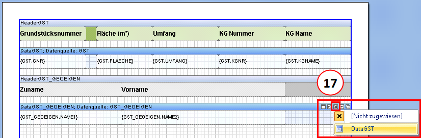 Datenband der Feature Class zuweisen Datenband der Feature Class zuweisen