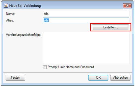 Neue SQL Verbindung Neue SQL Verbindung