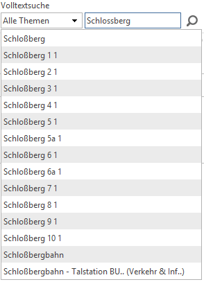 Globale Volltextsuche im WebOffice core Client Globale Volltextsuche im WebOffice core Client