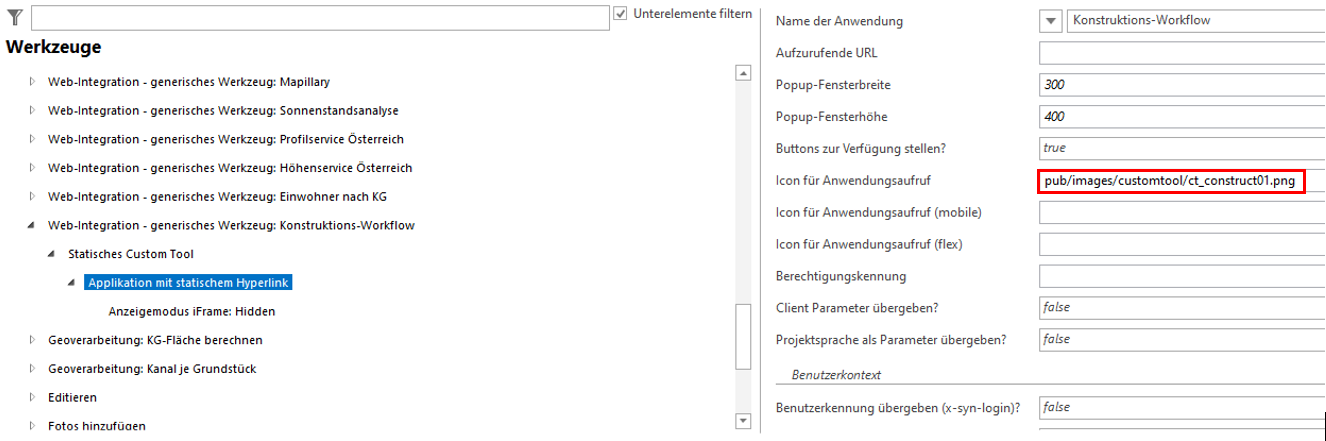 Icon für den Anwendungsaufruf anlegen