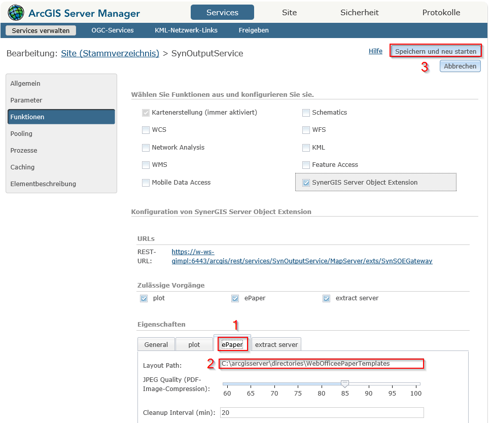 Pfad zu den WebOffice ePaper Vorlagen konfigurieren Pfad zu den WebOffice ePaper Vorlagen konfigurieren
