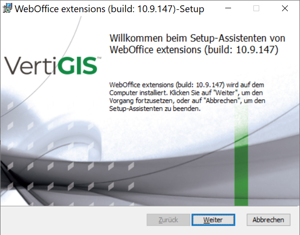 WebOffice extensions Setup WebOffice extensions Setup