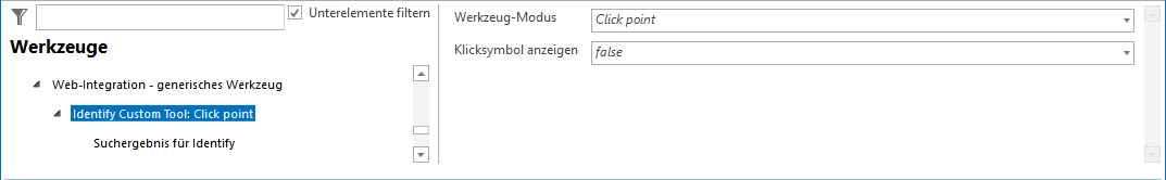 Konfiguration - Identify Custom Tool