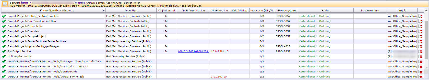 Kartendienste (Server - On Premise oder Online)