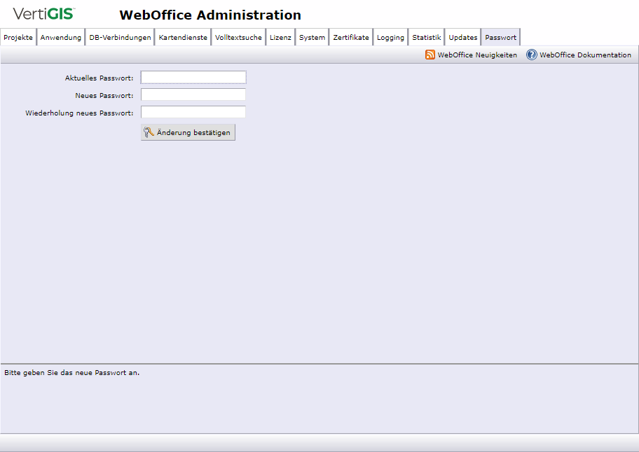 SynAdmin Reiter Passwort ändern