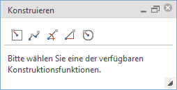 Konstruktionswerkzeuge zum Erstellen von Linien- und Polygonobjekte