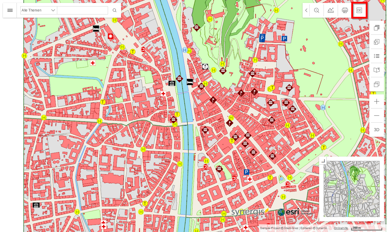 WebOffice flex Client auf Deutsch