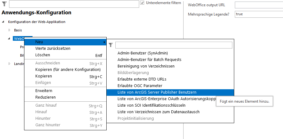 Hinzufügen von "Liste von ArcGIS for Server Publisher-Benutzern"&nbsp;