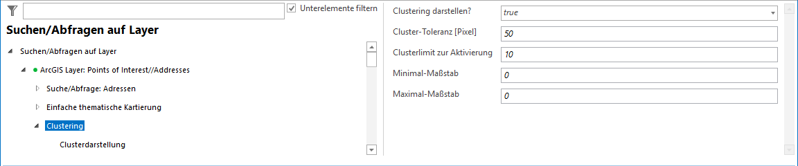 Konfiguration des Clustering - Kategorie WebOffice&nbsp;