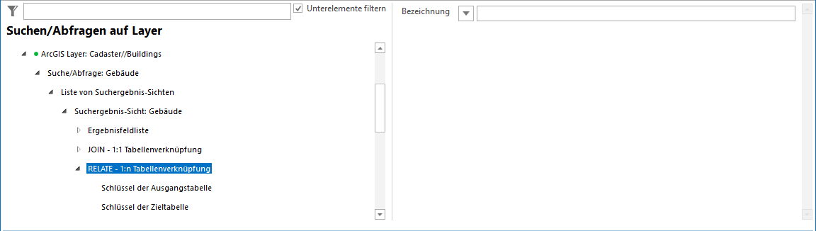 RELATE 1:n Konfiguration
