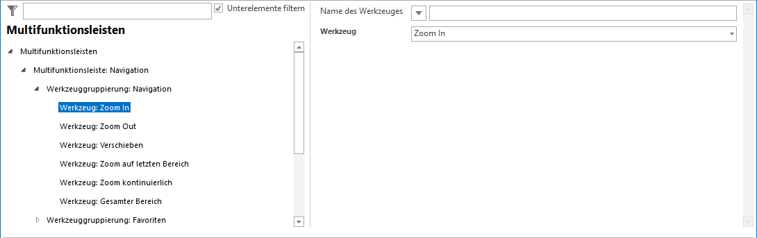 Konfiguration - Werkzeug