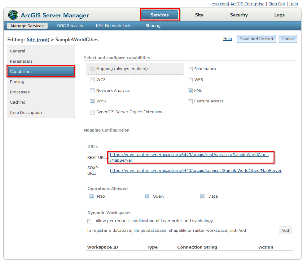 Check the provided SampleWorldCities service Check the provided SampleWorldCities service