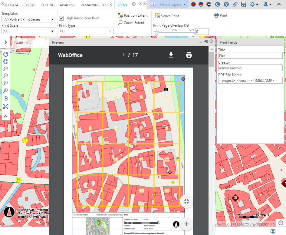 Overview of Series print in the Core Client Overview of Series print in the Core Client