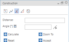 Construction by distance and angle