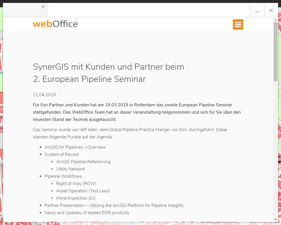 RSS Feed in the download container RSS Feed in the download container