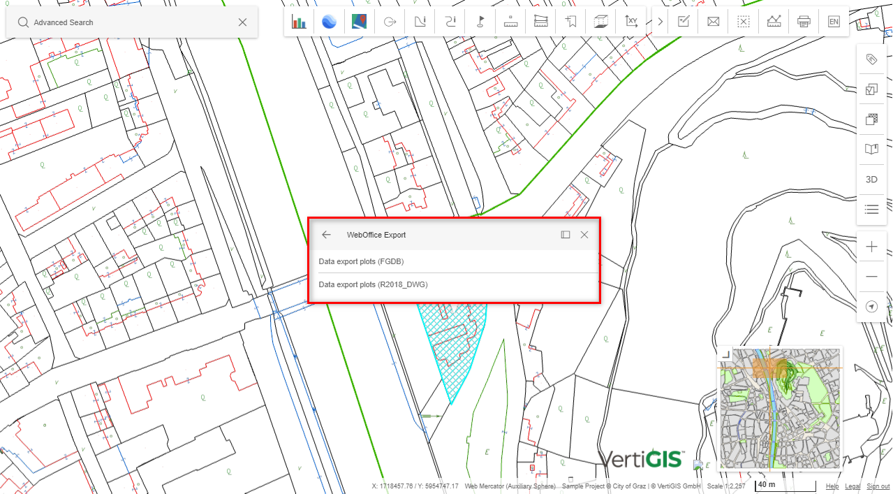 Datenexport aus dem Suchergebnis (WebOffice flex Client) Datenexport aus dem Suchergebnis (WebOffice flex Client)