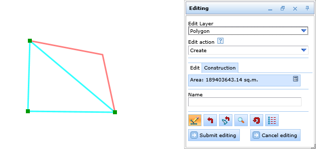 Create a polygon manually