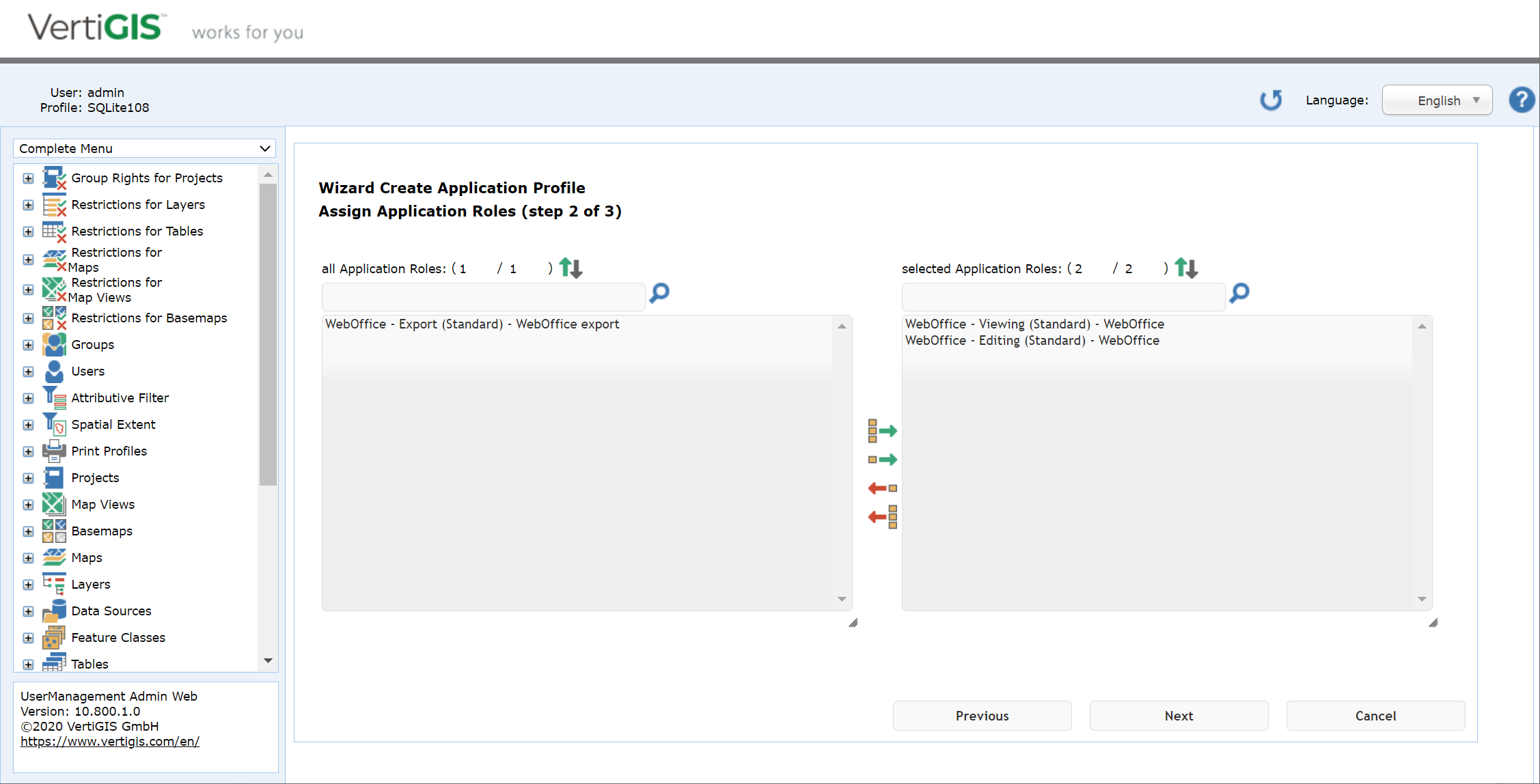 Modify an application profile - step 2 Modify an application profile - step 2
