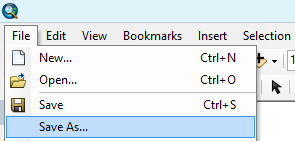 ArcMap "Save As..." menu item ArcMap "Save As..." menu item