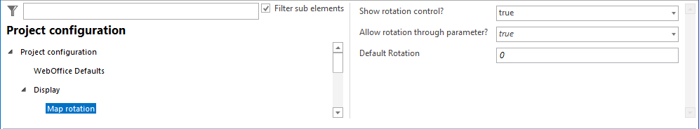Configuration "Map rotation" Configuration "Map rotation"