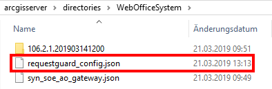 Ablage der Konfigurationsdatei unter WebOfficeSystem Ablage der Konfigurationsdatei unter WebOfficeSystem