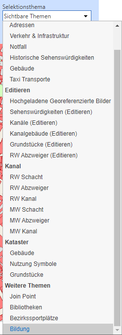 Anzeige des dynamisch hinzugefügten Layers im Identifizeren bzw. Selektionsdialog Anzeige des dynamisch hinzugefügten Layers im Identifizeren bzw. Selektionsdialog