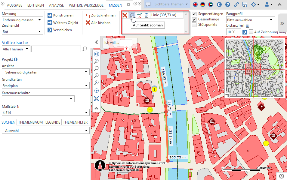 Vorhandenes Objekt selektieren und hinzoomen WebOffice core client Vorhandenes Objekt selektieren und hinzoomen WebOffice core client