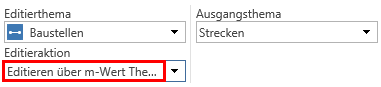 Editieraktion Editieren über m-Wert Thema" Editieraktion Editieren über m-Wert Thema"