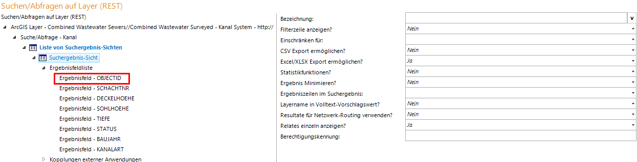 Suchergebnis-Sicht Konfiguration in WebOffice author mit den Parametern Suchergebnis-Sicht Konfiguration in WebOffice author mit den Parametern
