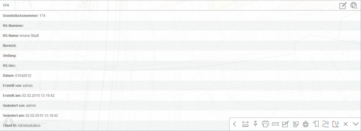 Werkzeug - Objekt ändern im WebOffice mobile Client - Tablet Modus