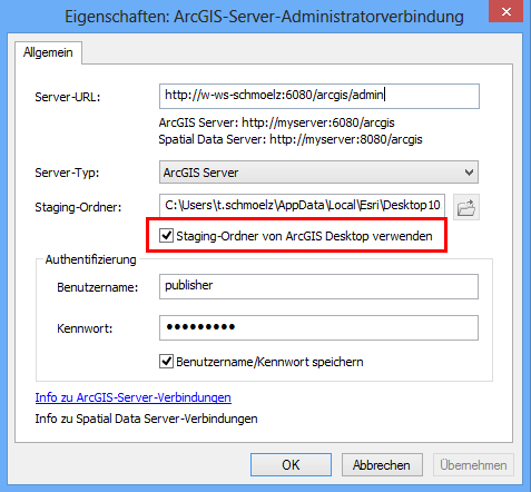 Staging-Ordner Staging-Ordner