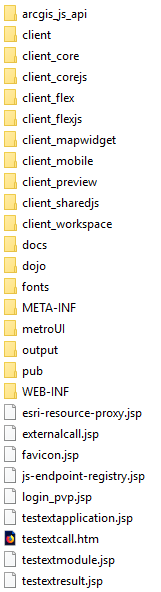 Verzeichnisstruktur der WebOffice 10.9 R3 Web-Applikation 
