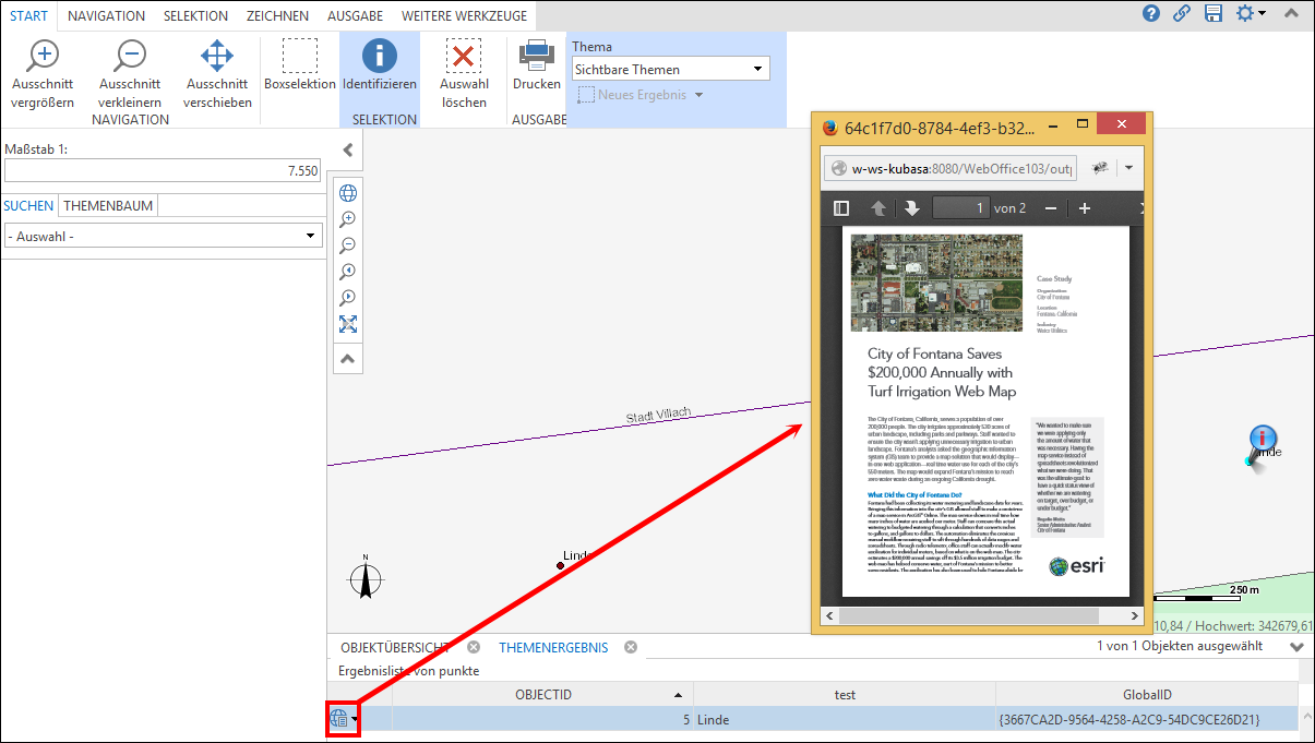 Retrieve attachments within WebOffice