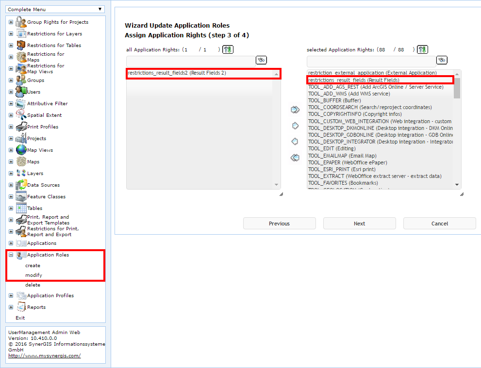 UserManagement Admin Web - Application Roles UserManagement Admin Web - Application Roles