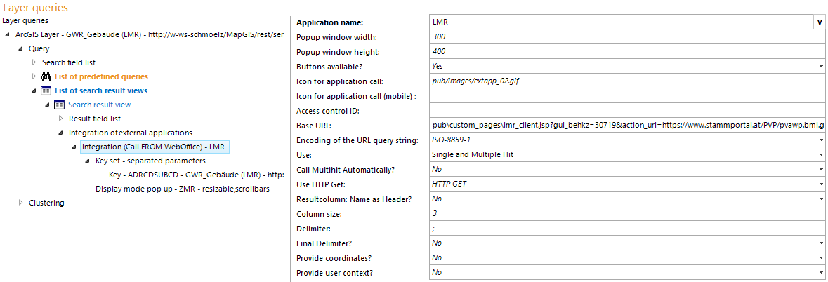 Configuration for LMR/ZMR integration Configuration for LMR/ZMR integration