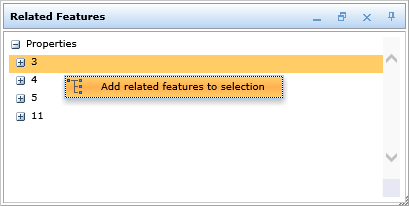 Add related features to selection