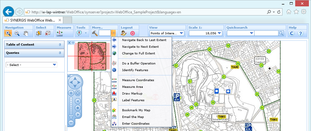 Prioritized and non prioritized tools in the WebOffice html client Prioritized and non prioritized tools in the WebOffice html client