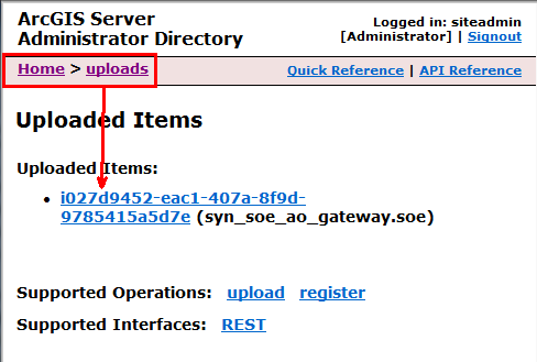 Copy the ID of the SOE