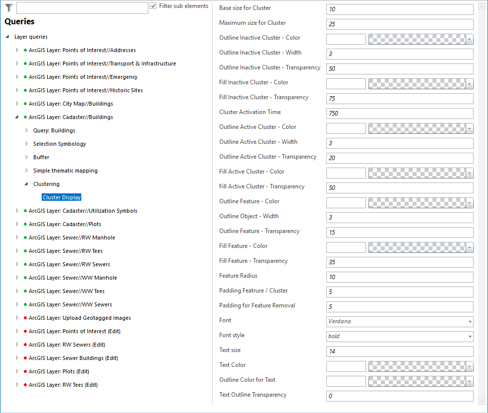 Clustering configuration