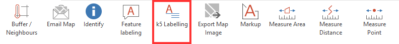 K5 Labeling tool in the WebOffice core client K5 Labeling tool in the WebOffice core client