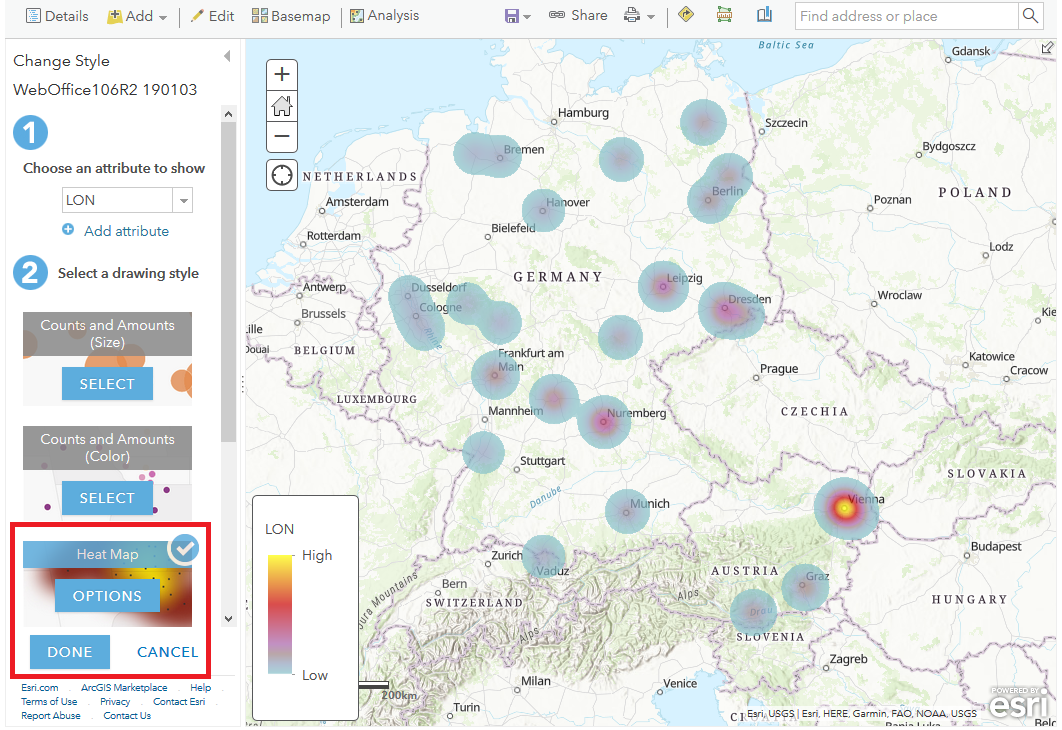 Create heatmap Create heatmap