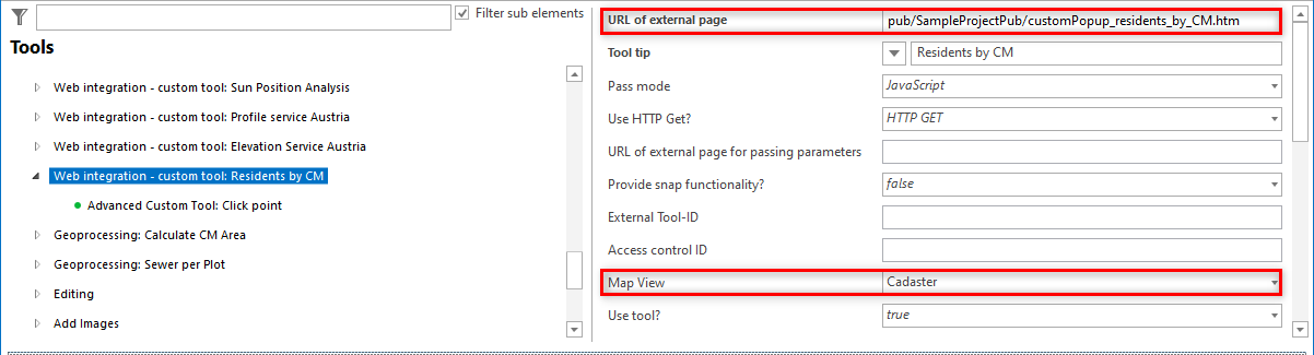 Web-Integration - custom tool Web-Integration - custom tool