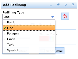 Choose the redlining type Choose the redlining type