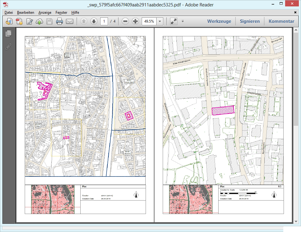 Print of three selected objects Print of three selected objects