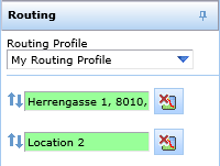 Input via map Input via map