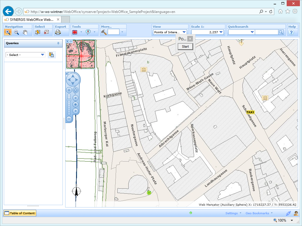 Minimized floating form in the status bar Minimized floating form in the status bar