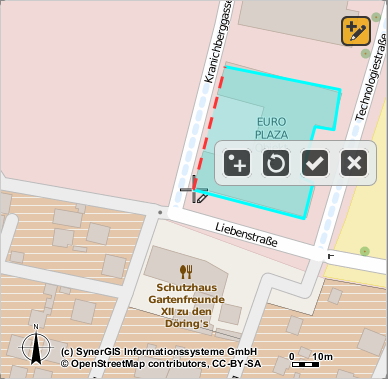 Create in WebOffice map widget Create in WebOffice map widget